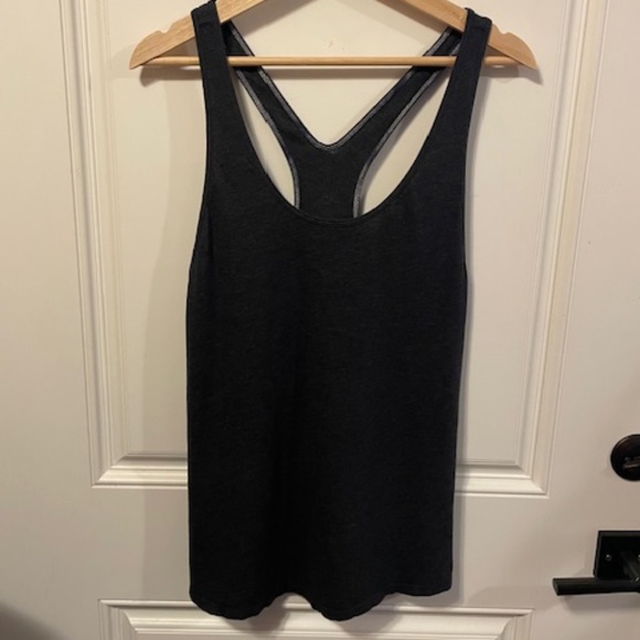 LULULEMON OM RACERBACK - HEATHERED BLACK - Picture 5 of 9